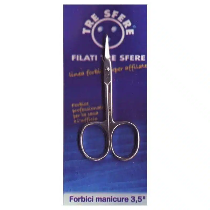 Tijeras manicura curva