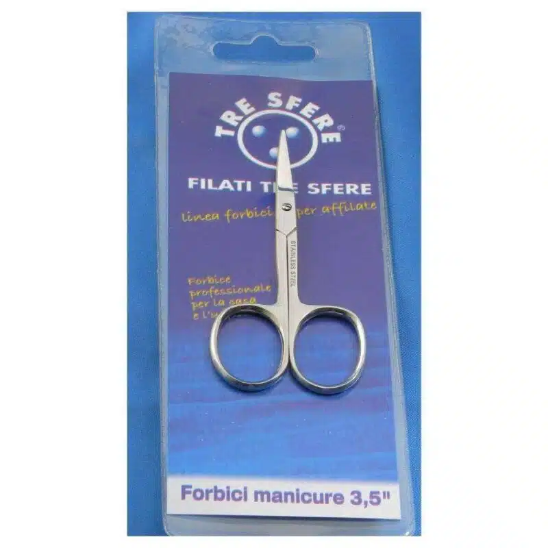Tijeras manicura curva