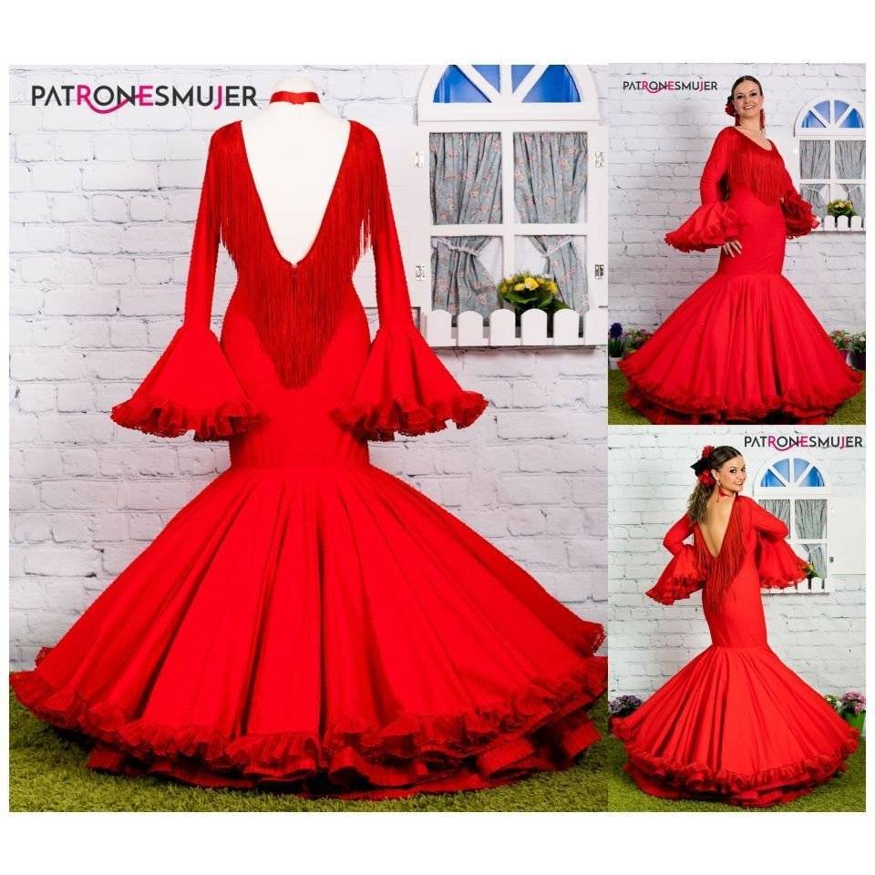 Patron flamenca mujer Mod. Clavel
