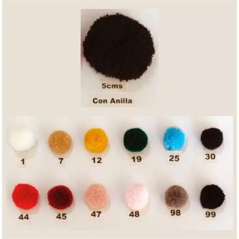 Pompones 5 cms
