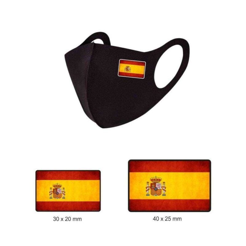 Parches bandera España con escudo